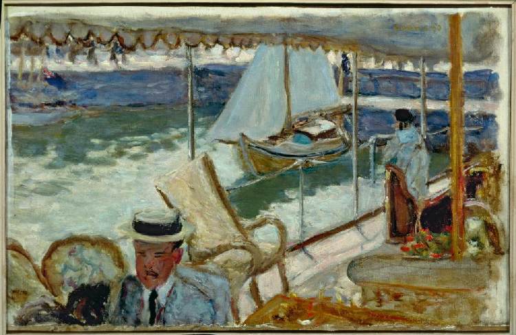 On a Yacht de Pierre Bonnard