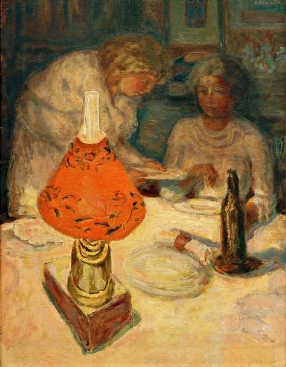 L’abat-jour orangé de Pierre Bonnard