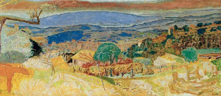 Paysage du Cannet de Pierre Bonnard