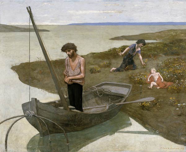 Puvis de Chavannes / The poor fisherman de Pierre-Cécile Puvis de Chavannes