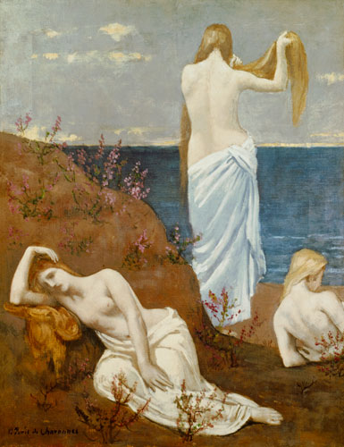 Young Girls by the Sea de Pierre-Cécile Puvis de Chavannes