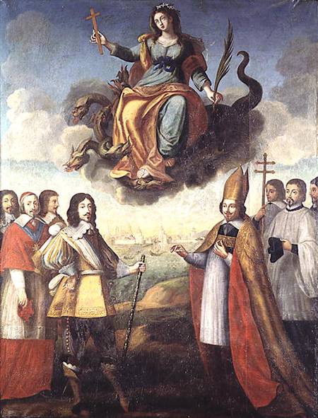 Entry of Louis XIII (1601-43) King of France and Navarre, into La Rochelle de Pierre Courtillon
