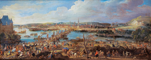 View of Rouen from Saint-Sever de Pierre-Denis Martin