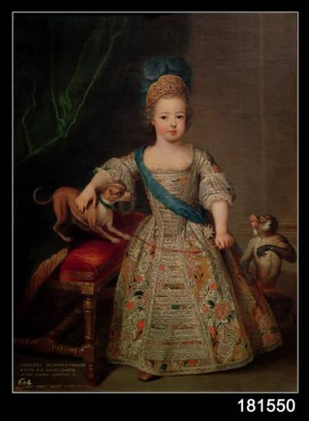 Louis XV (1710-74) as a child de Pierre Gobert