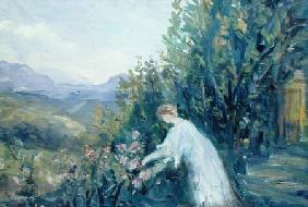 Woman in a Garden