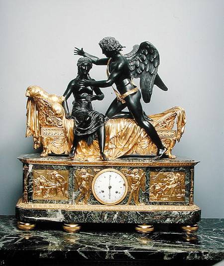 Cupid and Psyche Mantlepiece Clock de Pierre Philippe Thomire