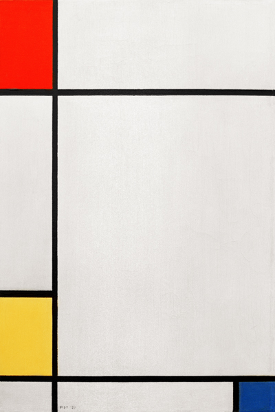 Composición No. III de Piet Mondrian