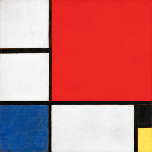 Composition II de Piet Mondrian