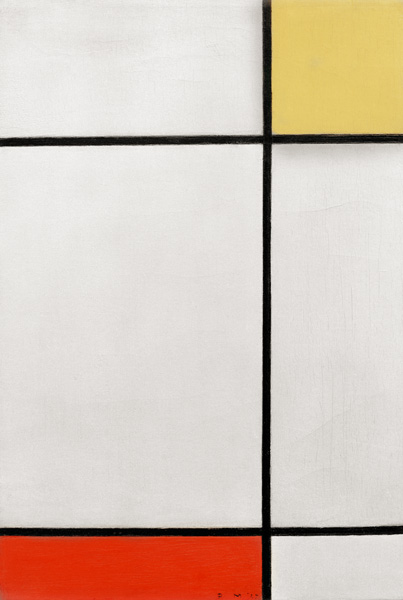 Composition with yellow… de Piet Mondrian