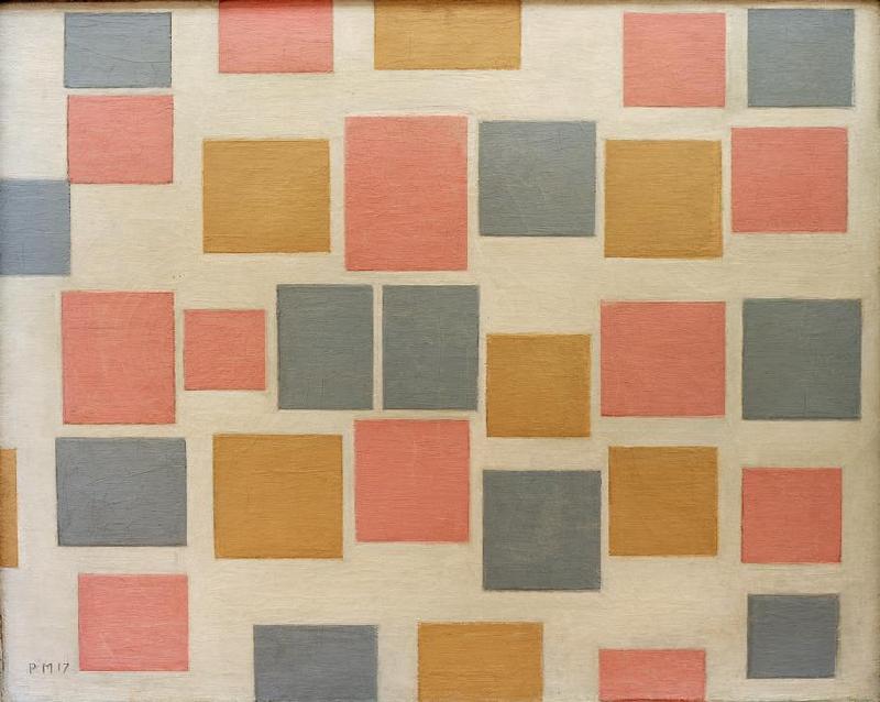 Composition With Coloured… de Piet Mondrian