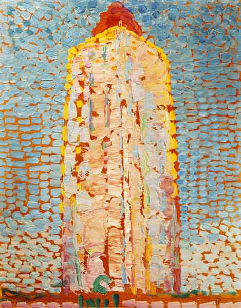 Leuchtturm (in Westkapelle?) de Piet Mondrian