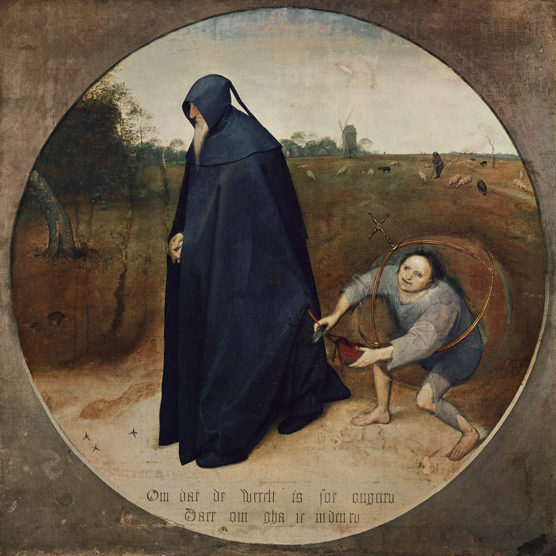 Misanthropist de Pieter Brueghel El Viejo
