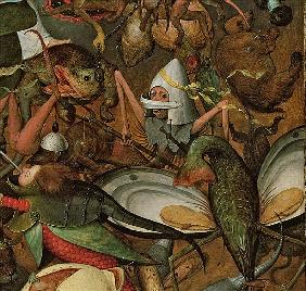 The Fall of the Rebel Angels, 1562 (detail of 74037)