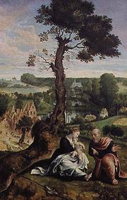 Rest on the flight into Egypt