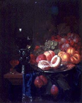 Still Life of Fruit and Shellfish