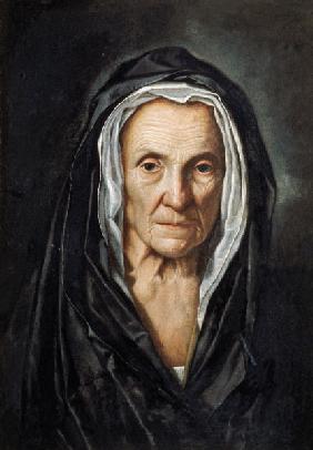 Retrato de una mujer vieja