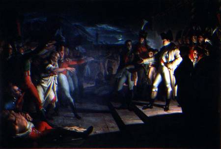 The Oath of the Sassoni to Napoleon Bonaparte (1769-1821) after the Battle of Jena-Auerstadt, 14th O de Pietro Benvenuti