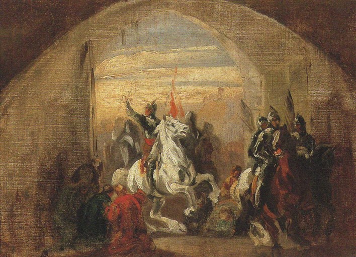 Boleslaw I Chrobry entering conquered Kiev de Piotr Michalowski