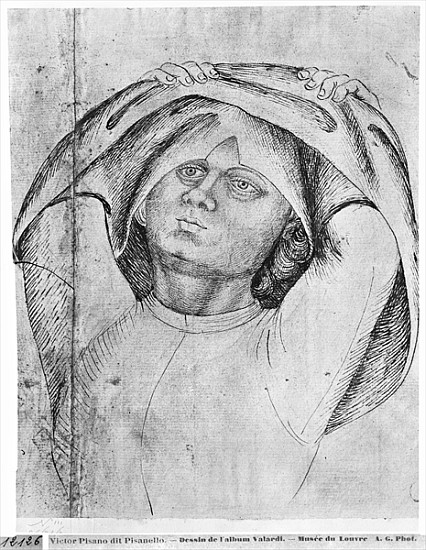 Soldier taking off his chainmail, from the The Vallardi Album de Pisanello