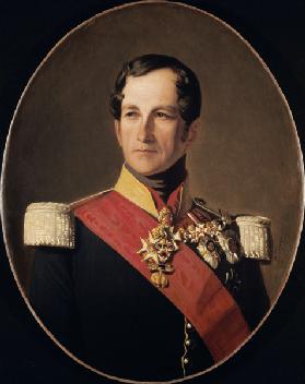 Portrait of Leopold I (1790-1865) of Saxe-Cobourg-Gotha in the Uniform of a Cuirassier