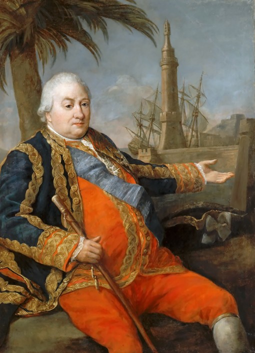 Pierre André de Suffren de Saint Tropez (1729-1788) de Pompeo Girolamo Batoni