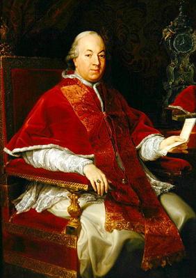 Pope Pius VI (1717-99) c.1775-76 (oil on canvas)