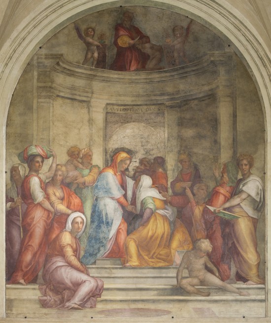 The Visitation de Pontormo,Jacopo Carucci da