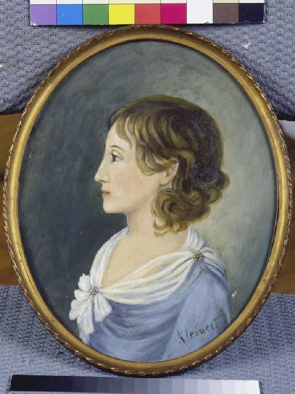 Portrait of Sophie von Kühn (1782-1797) de Portraitmaler (18.Jh.)