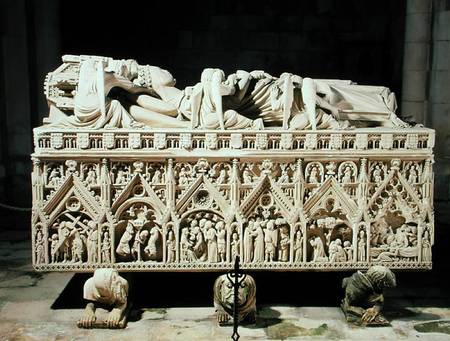 The Tomb of Ines de Castro (d.1355) de Portuguese School