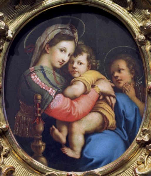 Mengs after Raphael, Madonna della Sedia de Raffaello Sanzio