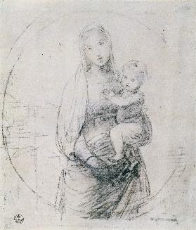 Study of a Madonna and Child