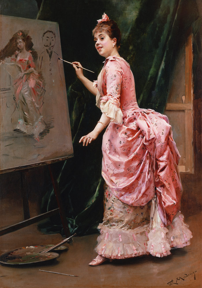 Im Atelier de Raimundo de Madrazo