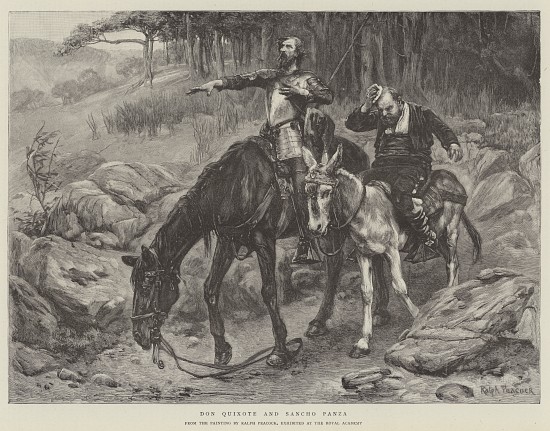 Don Quixote and Sancho Panza de Ralph Peacock