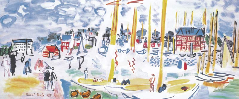 Titulo de la imágen Raoul Dufy - Dimanche a Deauville - (RDU-730)