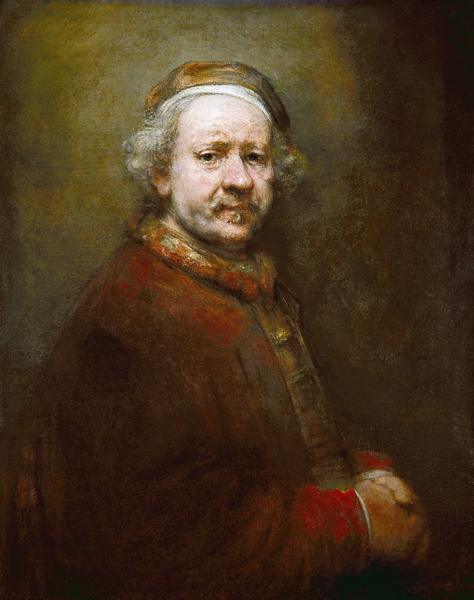 Self Portrait in at the Age of 63, 1669 (oil on canvas) de Rembrandt van Rijn