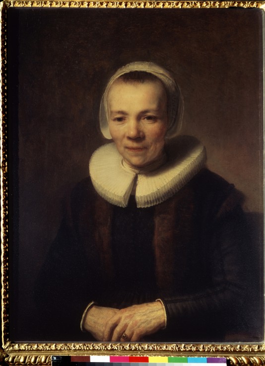Portrait of Baartje Martens-Doomer de Rembrandt van Rijn