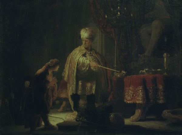 Rembrandt / Daniel and Cyrus de Rembrandt van Rijn