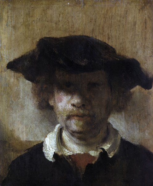 Rembrandt / Self-Portr.(Leipzig) / 1650 de Rembrandt van Rijn