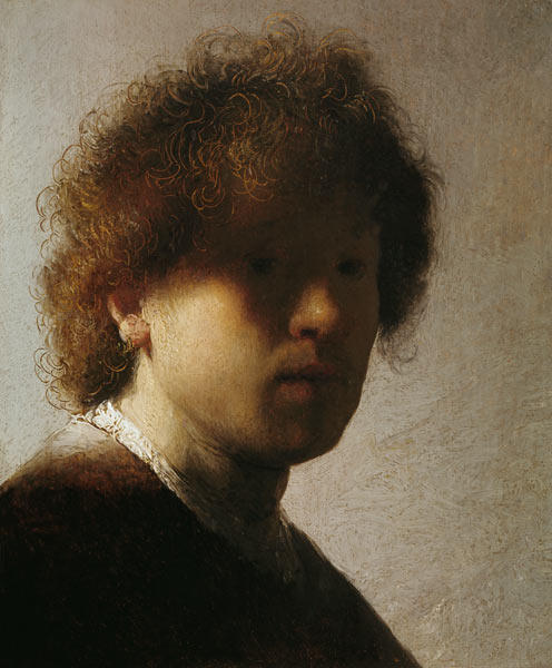 Self Portrait as a Young Man de Rembrandt van Rijn