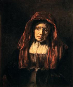 Portrait of an old woman (the mother of the artist