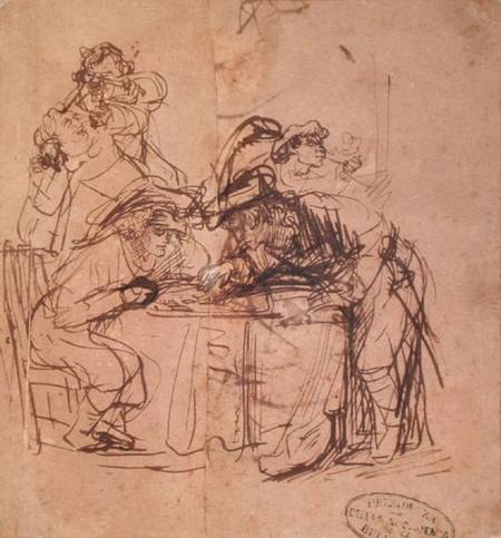 The Vices of the Prodigal Son de Rembrandt van Rijn