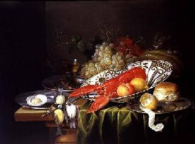 Still Life of Oysters and Lobsters