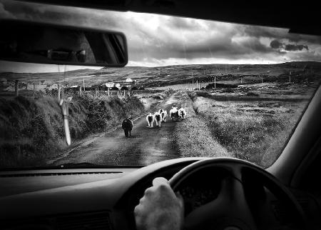 traffic jam in ireland