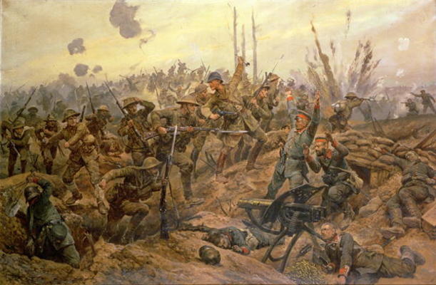 The Battle of the Somme de Richard Caton II Woodville