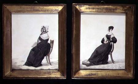 Two Portraits of Widows de Richard Dighton