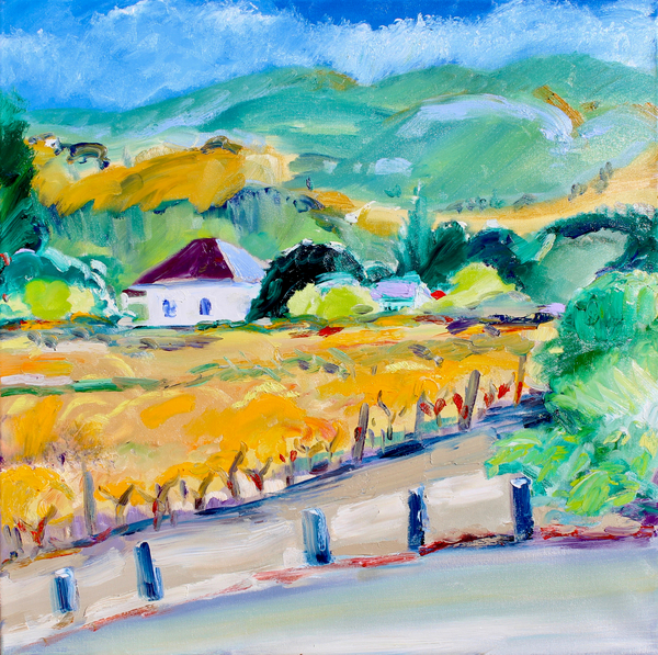 Vineyard in Autumn, Napa de Richard Fox