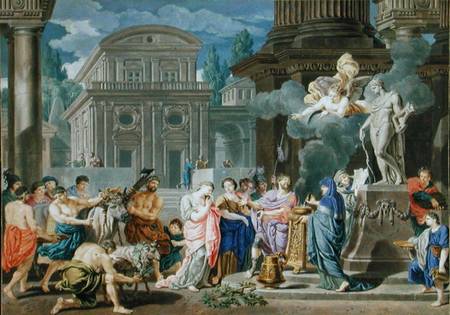 Sacrifice of Apollo de Richard van Orley