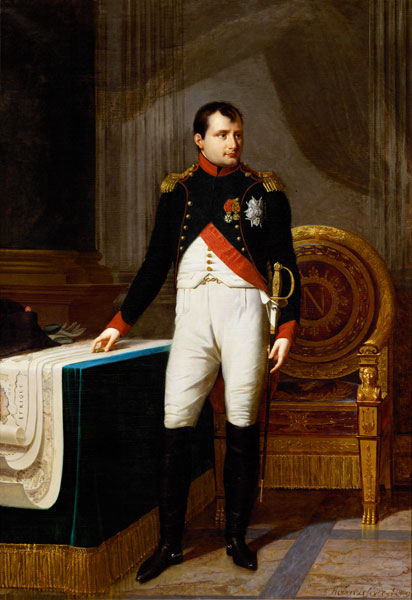 Portrait of Napoleon Bonaparte (1769-1821) 1809 de Robert Lefevre