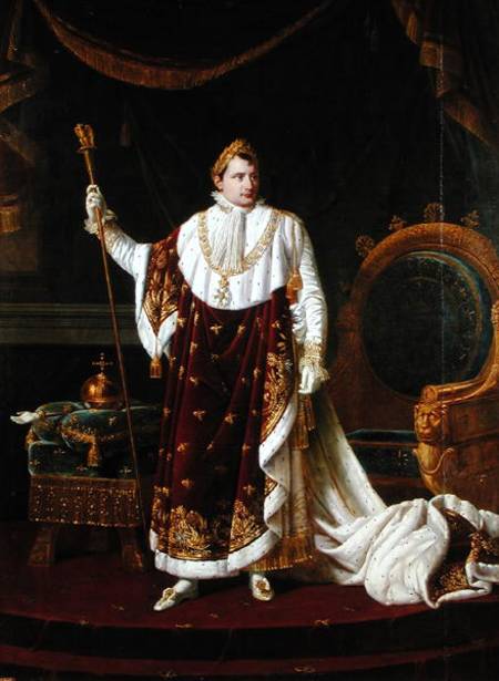Portrait of Napoleon (1769-1821) in his Coronation Robes de Robert Lefevre