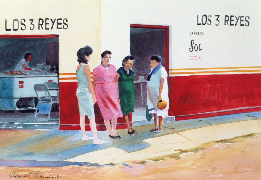 Conversation, Yucatan, Mexico  de Robert  Tyndall